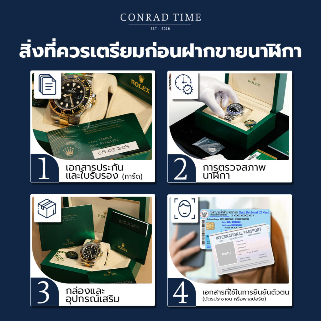 ฝากขายนาฬิกากับความปลอดภัย